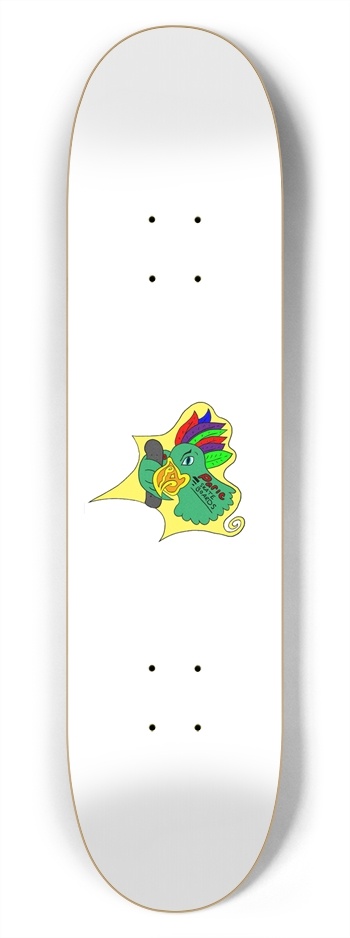 Paric Logo Skates - Skateboard Deck image