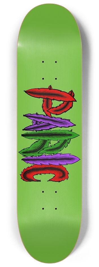 Paric Feathers Rides - Skateboard Deck image